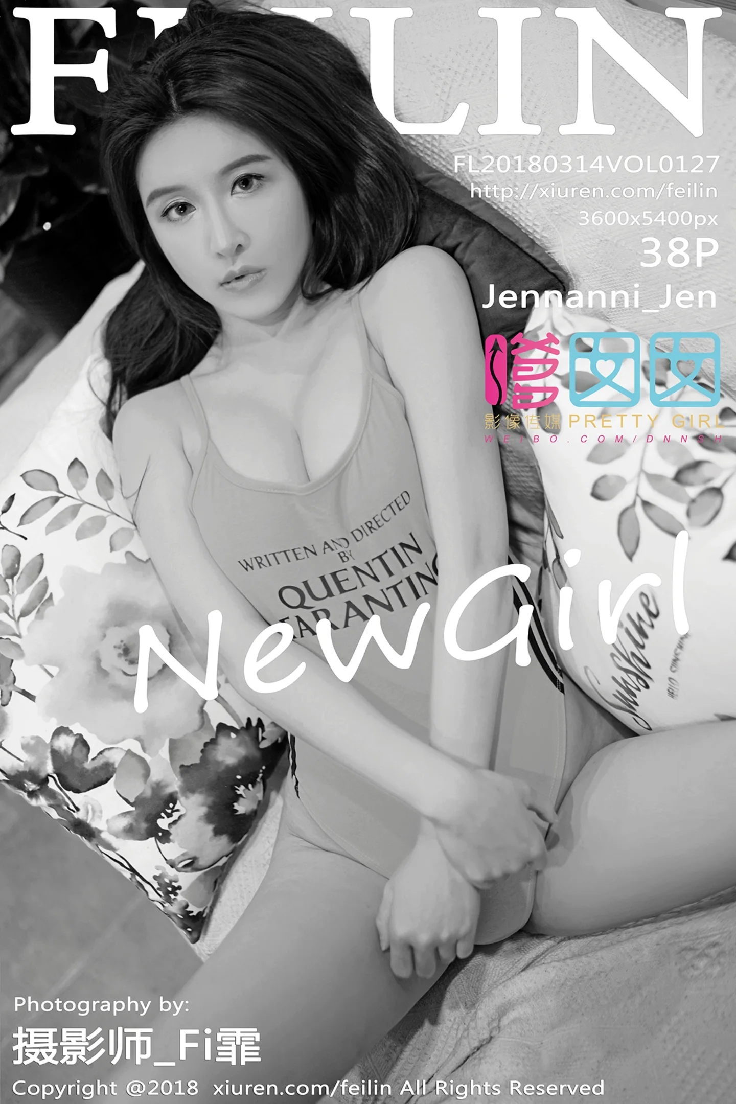 [FeiLin嗲囡囡]Vol.127_运动达人Jennanni_Jen居家床上惹火魔鬼身材秀豪乳诱惑写真38P-秀人网 - XiuRen.Space